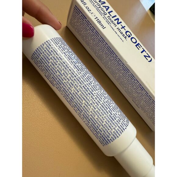 MALIN+GOETZ Purifying Foam Mask – 4 fl oz / 118 ml  Brand New in Box ✨Full Size✨ - Picture 4 of 5